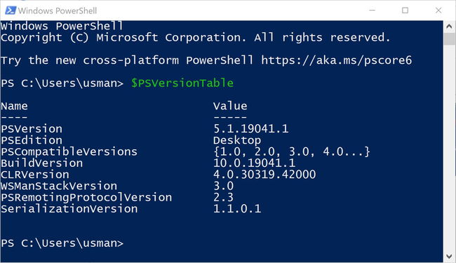 Windows PowerShell