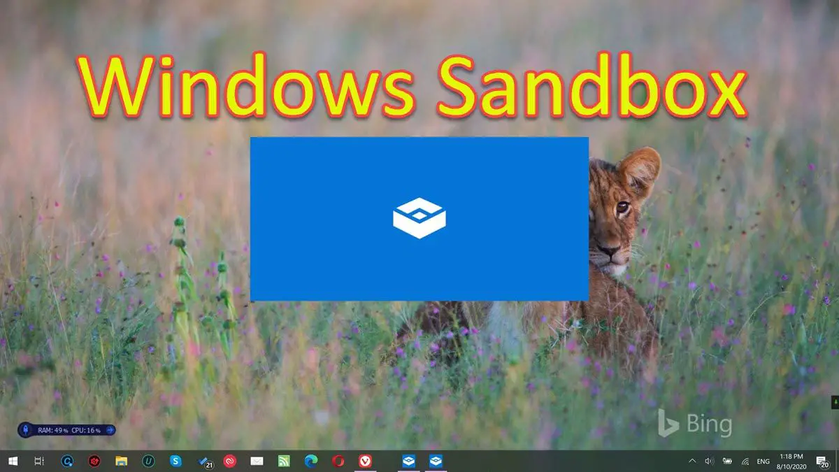How To Enable Sandbox Mode In Windows 10 Home Edition 3 Windows Sandbox