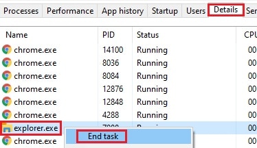 task manager end task