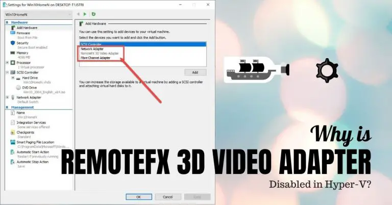 RemoteFX 3D Video Adapter disabled