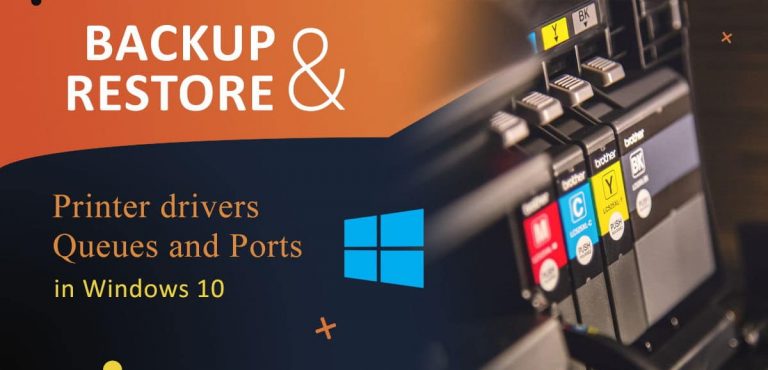 Printer Backup Restore Queue Ports