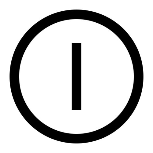 What Do Power Button Symbols Mean? 5 depressed