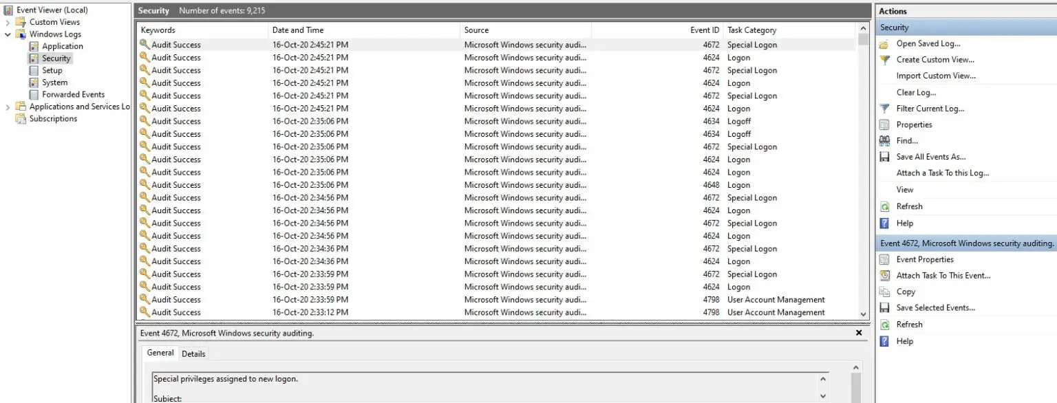 How to access event viewer remotely