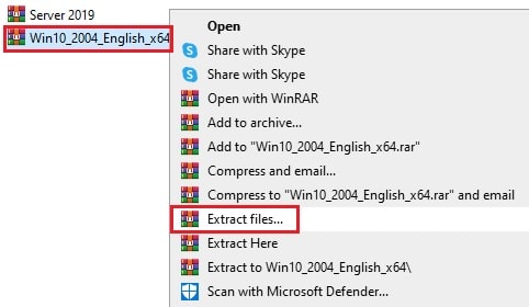 How To Add Update Packages To Windows 10 ISO Image 1 extract