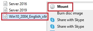 How To Add Update Packages To Windows 10 ISO Image 2 mount