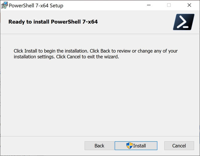 Install PowerShell 7 1