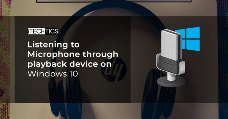 Hear yourself on mic