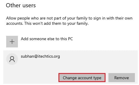 change acc type 3