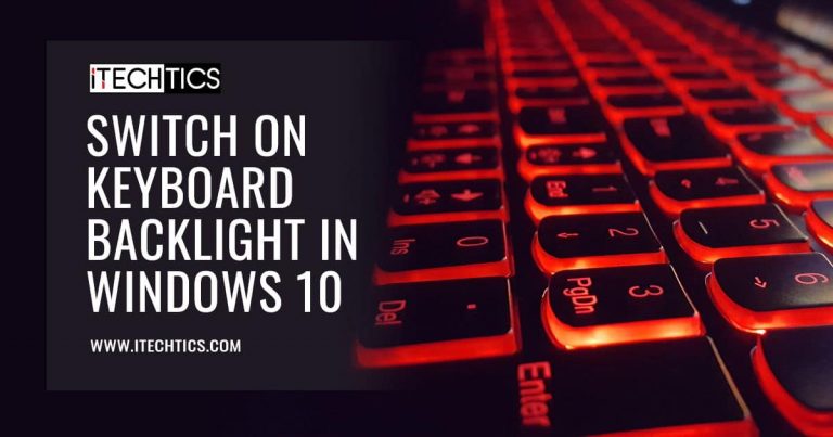 how to turn on the light on your keyboard
