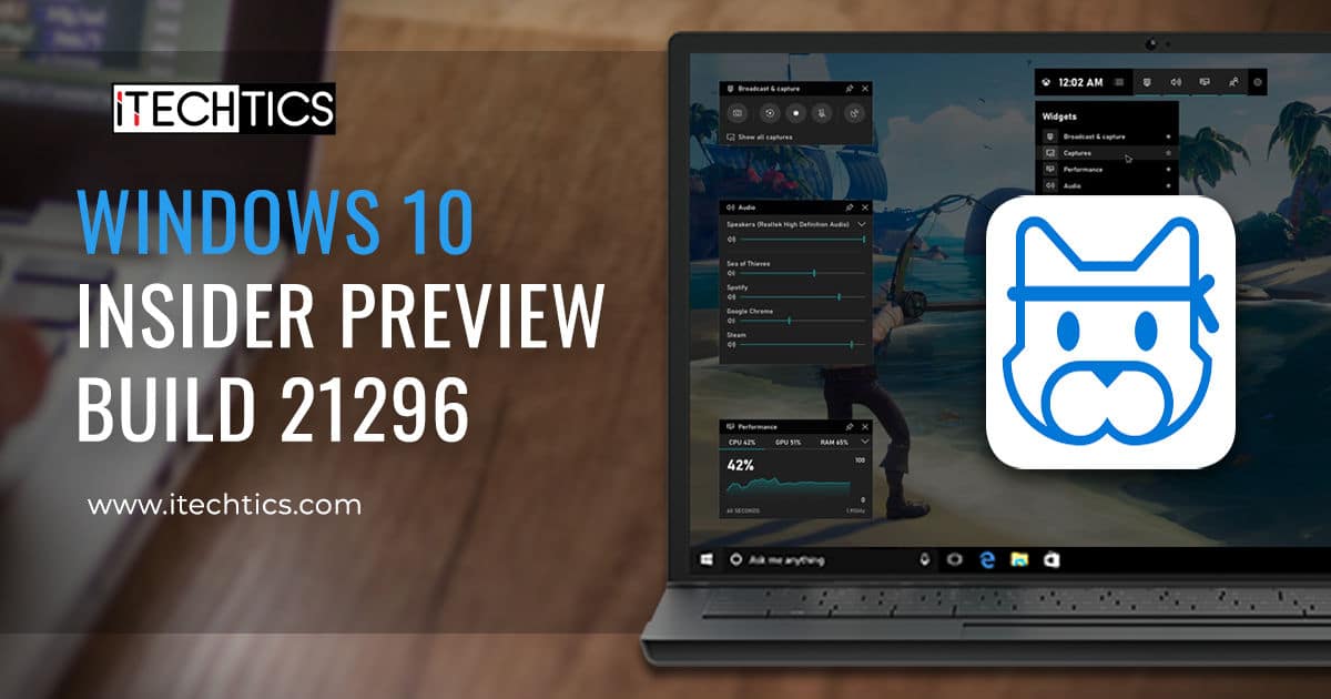 Windows 10 Insider Preview Build 21296