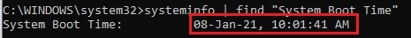 Most useful Command Prompt Cmdlets For Windows 10 58 boot time