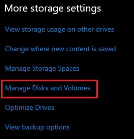 Windows 10 21H1 Release Date and New Features 7 manage disks