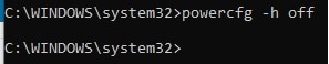 Most useful Command Prompt Cmdlets For Windows 10 48 powercfg off