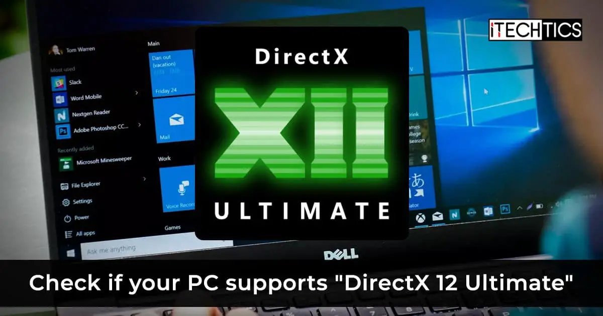 How to Check support for DirectX 12 Ultimate in Windows 10 