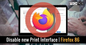 How to Disable the New Printing Interface in Firefox
