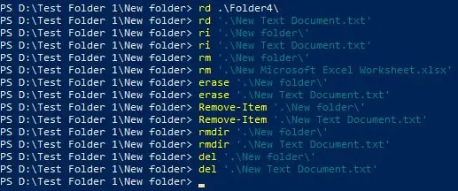 CMD Delete Folder: Delete Files and Folders using Command Line 21 PS all