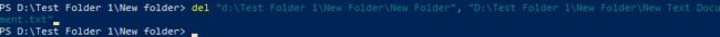 CMD Delete Folder: Delete Files and Folders using Command Line 22 PS delete selective 1