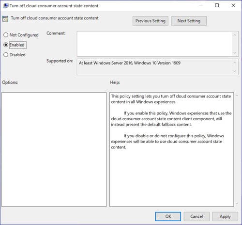 Windows 10 Insider Preview Build 21318 Released With Paste As Plain Text, Journal 3 Turn off cloud consumer account state content