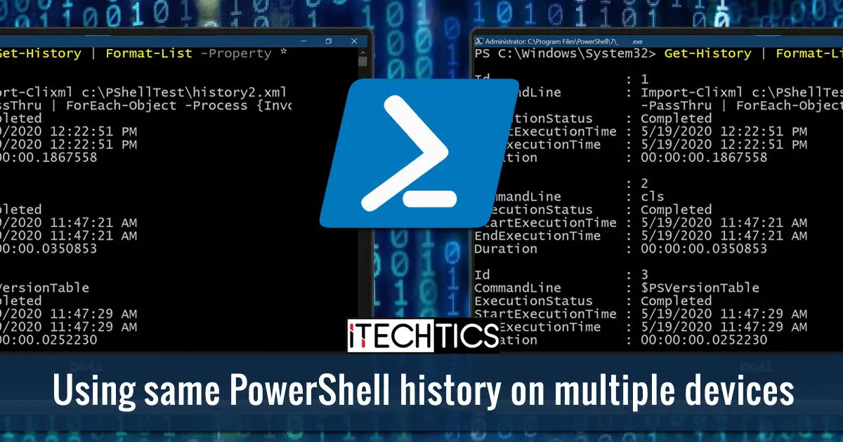 Using same PowerShell history on multiple devices