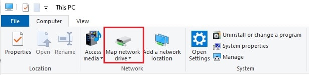 map network drive