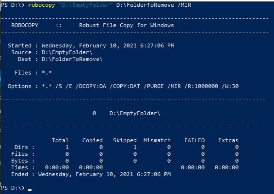 robocopy