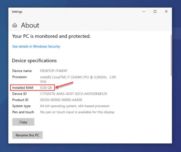 How to Fix Available Usable Memory Less Than Total Installed RAM 3 installed ram