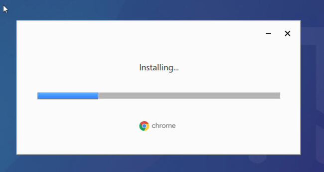 Chrome 116 installing