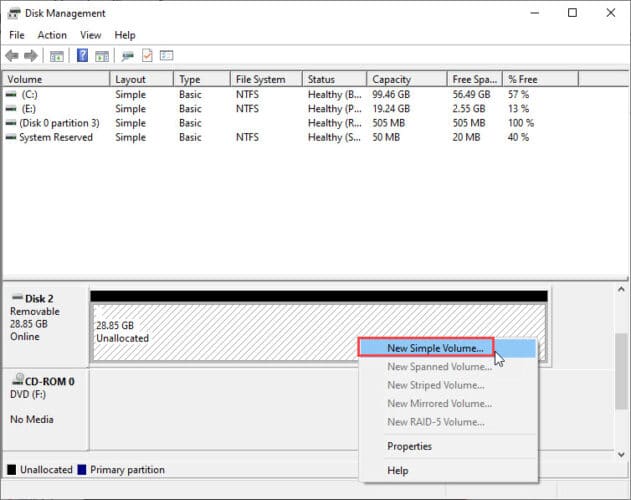 5 Ways to Format USB Drive in Windows 10 6 new simple volume