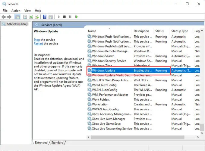 How To Fix Windows 10 Update Error 0x80070422 4 running