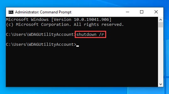 How to Restart Computer using Command Line (Local and Remote) 2 shutdown r