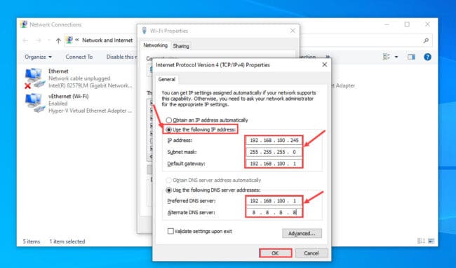 static IP