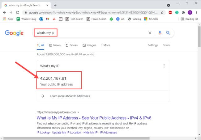 How to Set Up Remote Desktop Over the Internet on Windows 10 9 whats my ip
