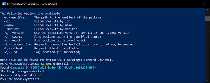 How To Uninstall Programs In Windows 10 7 winget uninstall