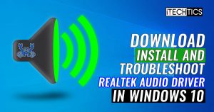 How to Download and Install Realtek HD Audio Manager And Driver for Windows 10