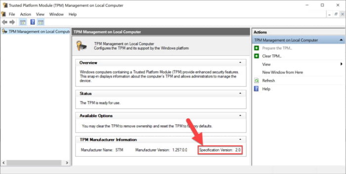 Check If Your PC has TPM Module Installed For Windows 11 Installation 1