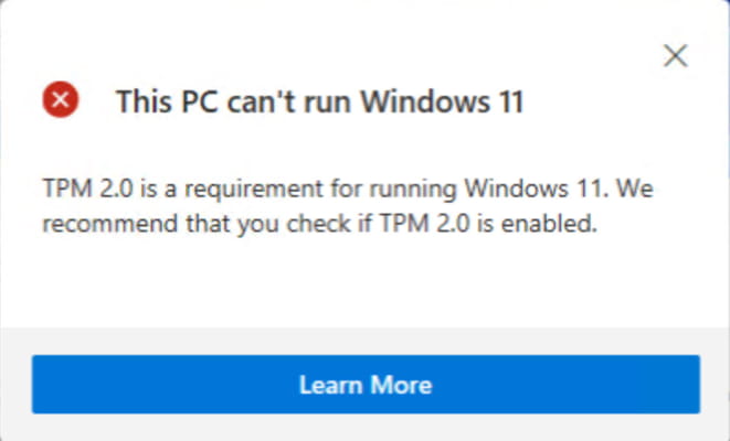 How To Check All Requirements For Windows 11 3 This PC Can't Run Windows 11