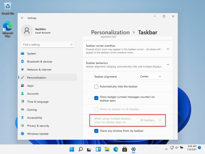 Windows 11 Build 22000.65 Improves Taskbar and Search Experience 1