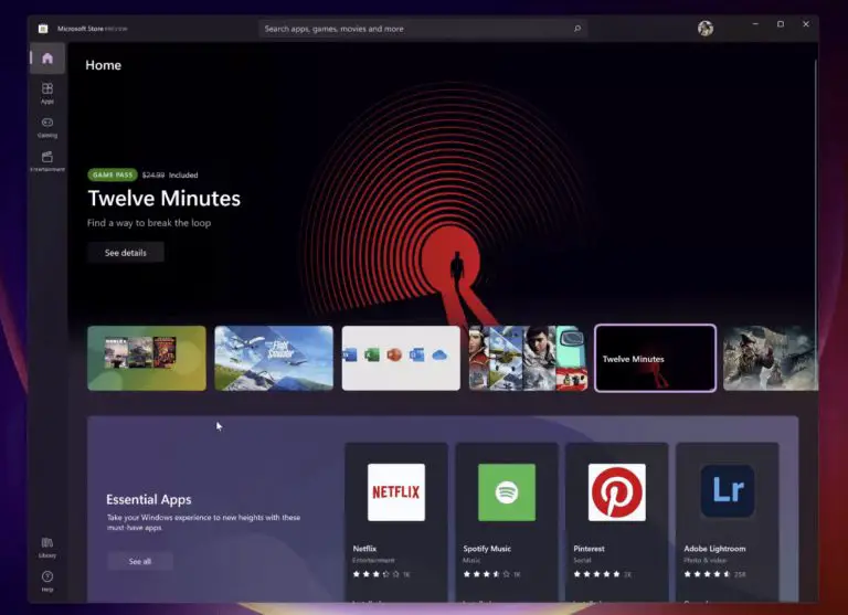 Microsoft Store Spotlight design