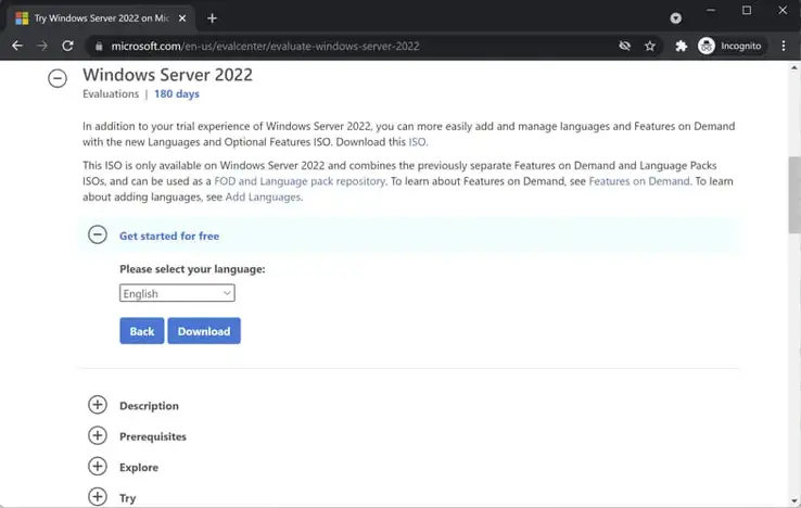 Download Windows Server 2022 (ISO, VHD, Azure) 3