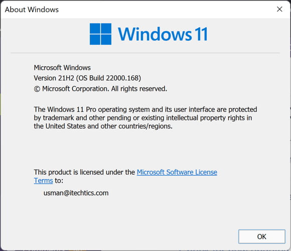 Download Windows 11 Build 22000.168 ISO (KB5005191) With New Microsoft Store 4 Windows Version after installing KB5005191
