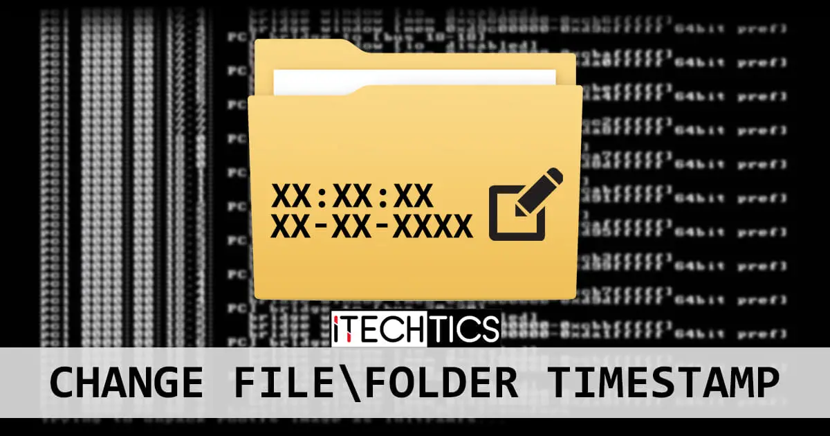 Change File Folder Timestamp
