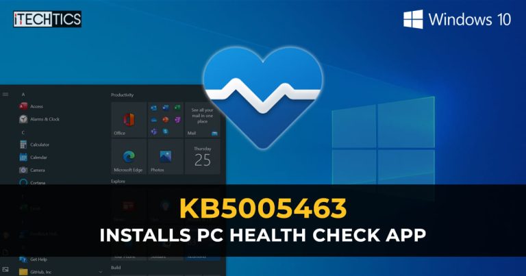 how to download the pc health check app