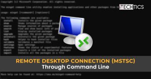 How to Start Remote Desktop Connection (mstsc) using Command Line