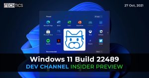 Windows 11 Insider Preview Build 22489: Your Microsoft Account Page and Lots of Fixes