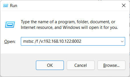 How to Start Remote Desktop Connection (mstsc) using Command Line 8 combined