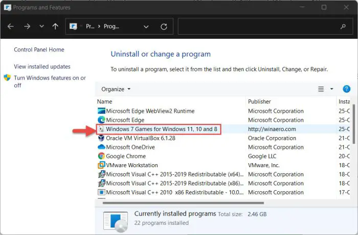 Download And Install Windows 7 Games For Windows 11 For Free 14 uninstall 3