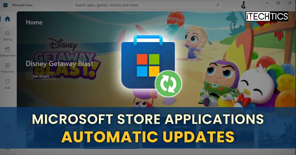 Microsoft Store Applications Automatic Updates 1