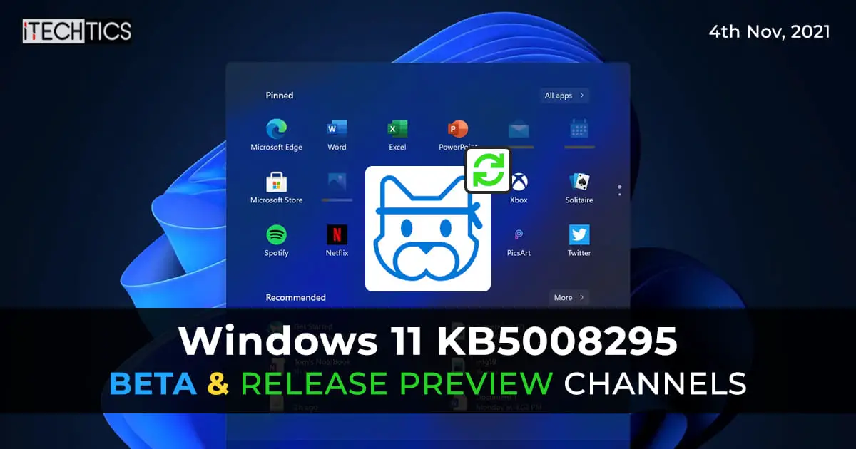 Windows 11 KB5008295 Beta Release Preview Channels