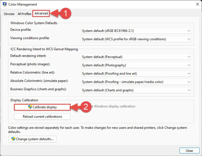 How To Calibrate Your Display In Windows 11