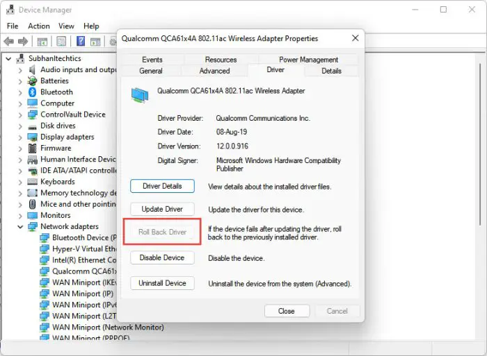 Download Intel Wi-Fi 22.200.2 & Bluetooth Driver 22.210.0 For Windows 11, 10 9 greyed out